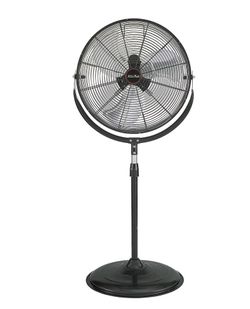 20" Tilting Pedestal Fan, 5500 CFM High Velocity 3 Speed Standing Fan With 1/5 HP Powerful Motor for Residential, Commercial, Industrial, Warehouse, G
