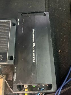 Power acoustik 2500 amplifier