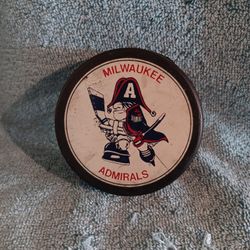 Vintage Milwaukee Admirals Hockey Puck