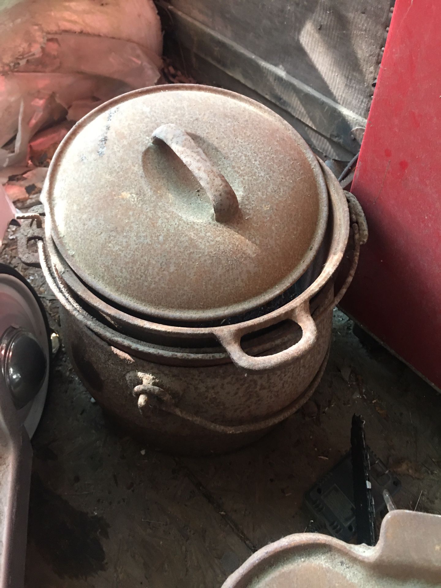 Vintage cast iron utensil