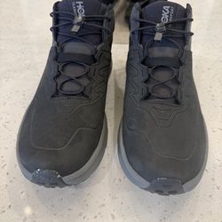 Hoka One One Transport Chukka GTX Shoes Mens 13D Black Vibram Hiking Boots