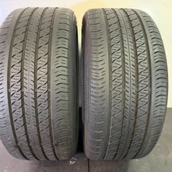 V896  235 40 19 96W  Continental ProContact RX  2 Used Tires 65% Life 
