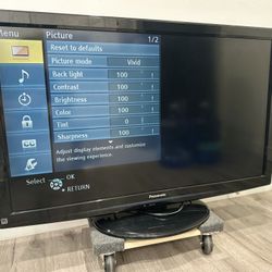 Panasonic 42” LCD TV – Works Great (No Remote)