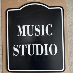 Music Studio Sign