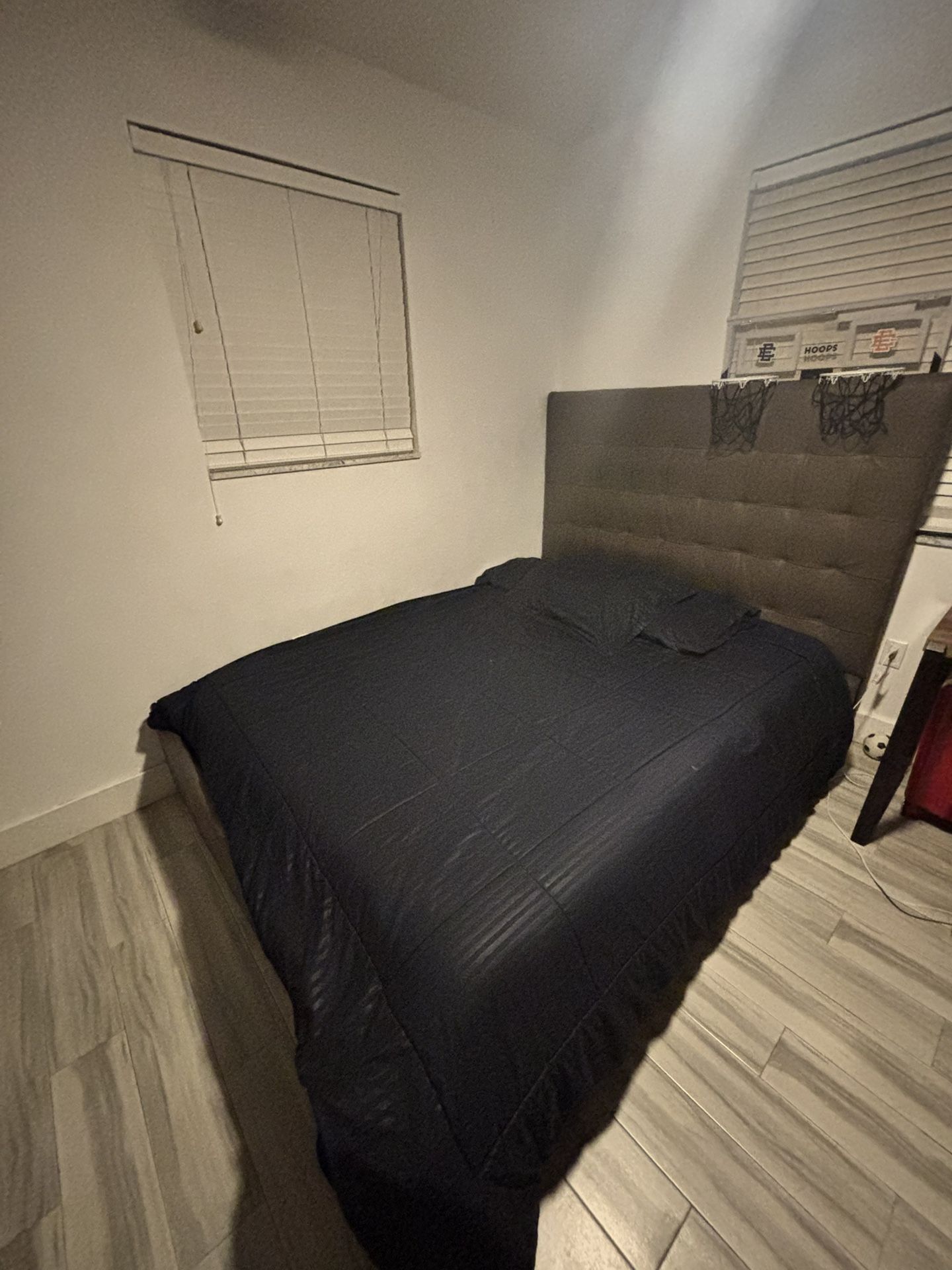 Queen Bed frame With Mattress