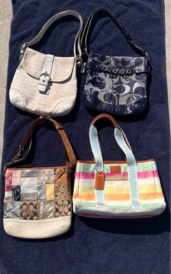 4 Coach bags