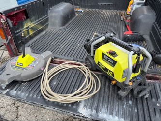 Río y electric pressure washer.  W/ surface cleaner
