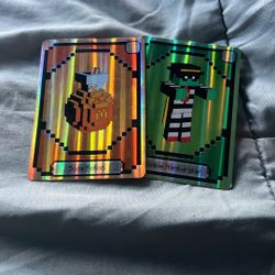 Minecraft movie cards 