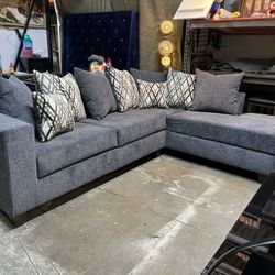 Grey Sectional Take Home With $39 Down 