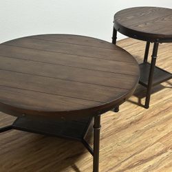 Set of 2 Coffee Tables In Good Used Condition 