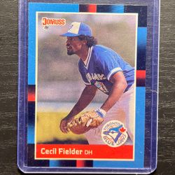 1988 Donruss Cecil Fielder Baseball Card #565