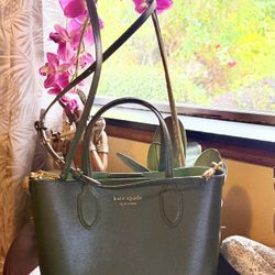 Kate Spade Saffiano Leather Mini Tote Olive Green