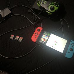 Nintendo Switch With Games 