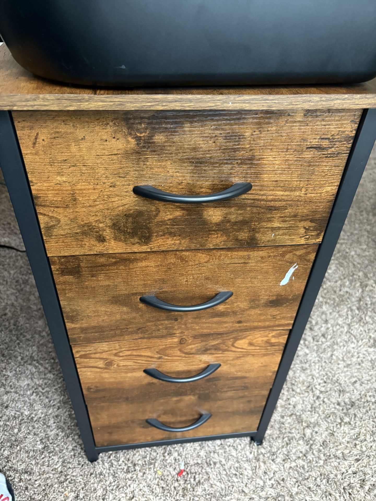 Office Desk with LED Lights