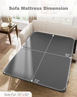 Ferlizer Full Sofa Bed Mattress Replacement,