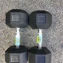 50.lbs X 2 Dumbbell Set