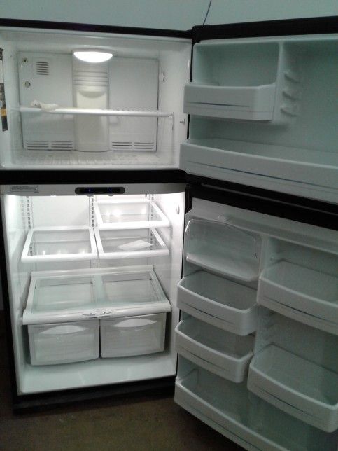 Awesome GE Top Mount Refrigerator And Freezer #182
