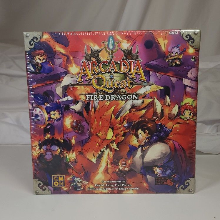 CMON Arcadia Quest Fire Dragon Board Game Expansion