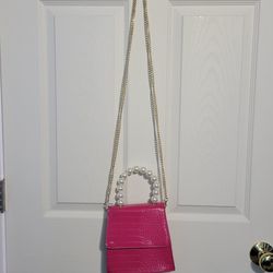 Small Hot Pink Crossbody Handbag