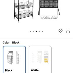 4-tier display rack