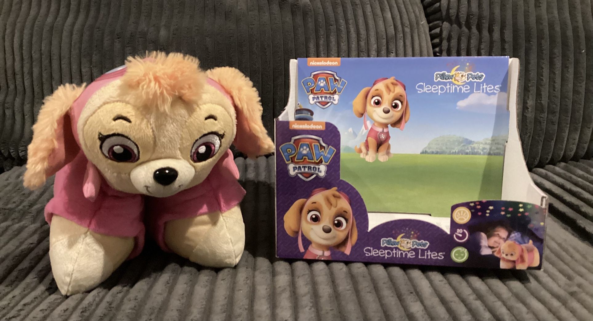 Paw Patrol Skye Sleeptime Lite Plush LED Kids' Nightlight & Pillow Pet