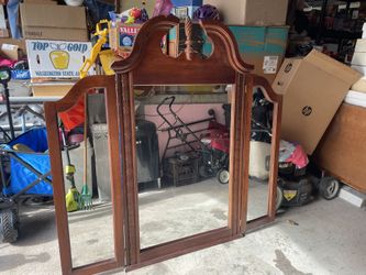 Antique Tri Pod Mirror
