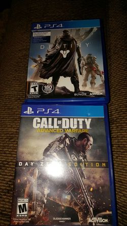 Destiny cod advanced warfare ps4