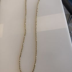 Rope Chain Solid 14.4 K /38 Grams 