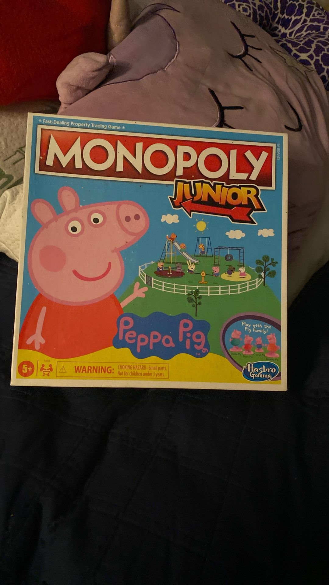 Hasbro Gaming Monopoly Junior: Peppa Pig Edition Board Game for 2-4 Players