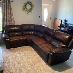 Leather Sectional