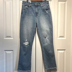 Gap Light Wash High Rise Kick Fit Jeans Size 30/10T