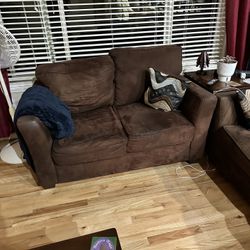 Loveseat, Couch & Table