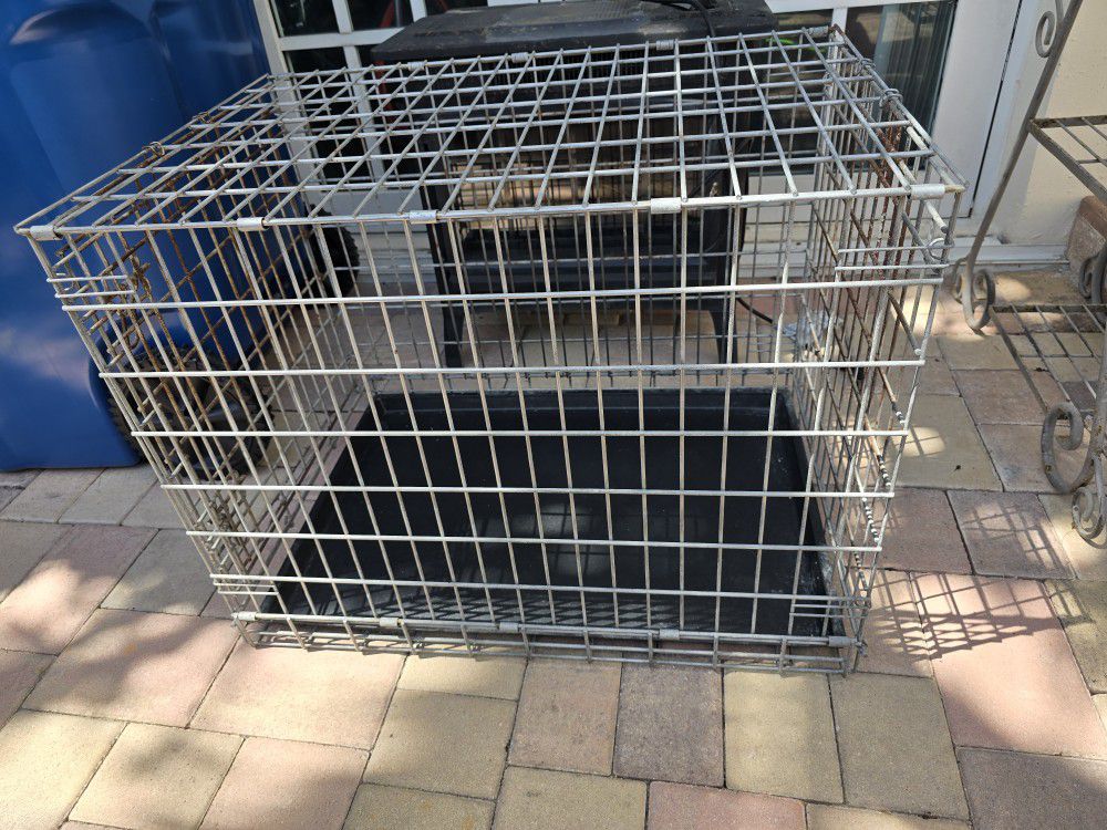 Pet Crate. Dog Cage. Container. 30 In Long x 23 1/2 High By 21 Inches Wide