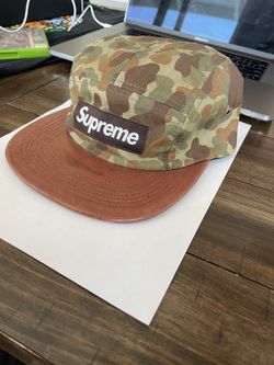 Supreme Herringbone Leather bill Rare