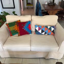 Pottery Barn Cream Sofa