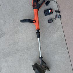 Black+Decker 20V MAX Cordless Weed Eater – Battery & Charger Included