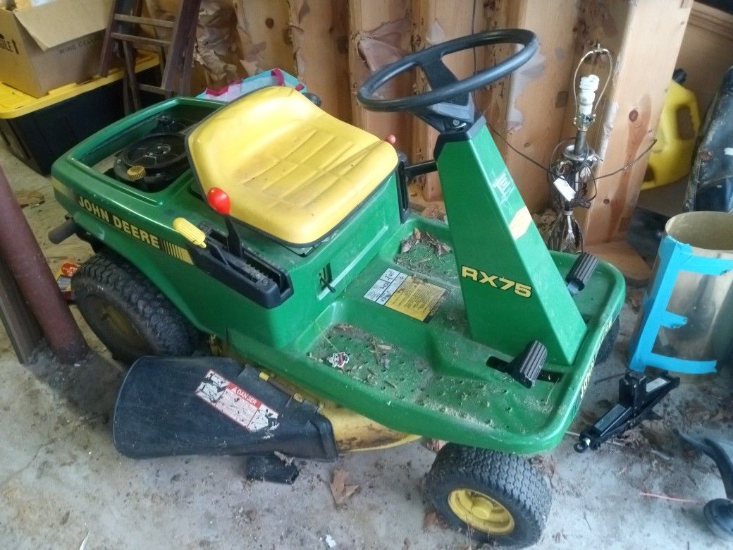 John Deere RX75 Riding Mower.