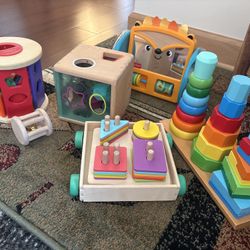 Wooden Educational Toys Set Bundle
