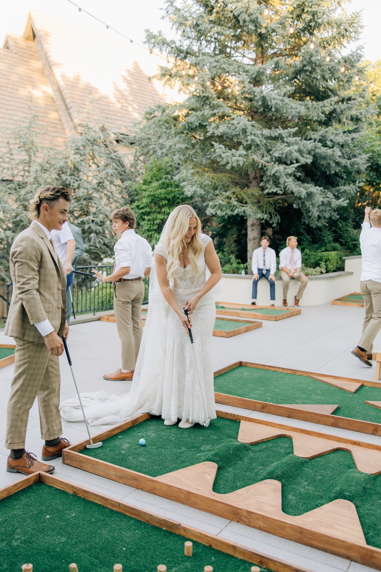Portable Mini Golf Holes for weddings/parties/events