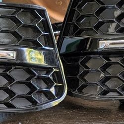 Fog Light Grille for an Audi A4 B8
