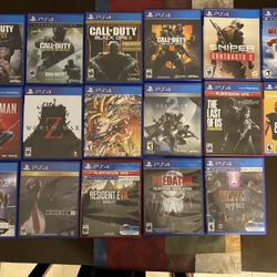 PS4 Games $25 OBO