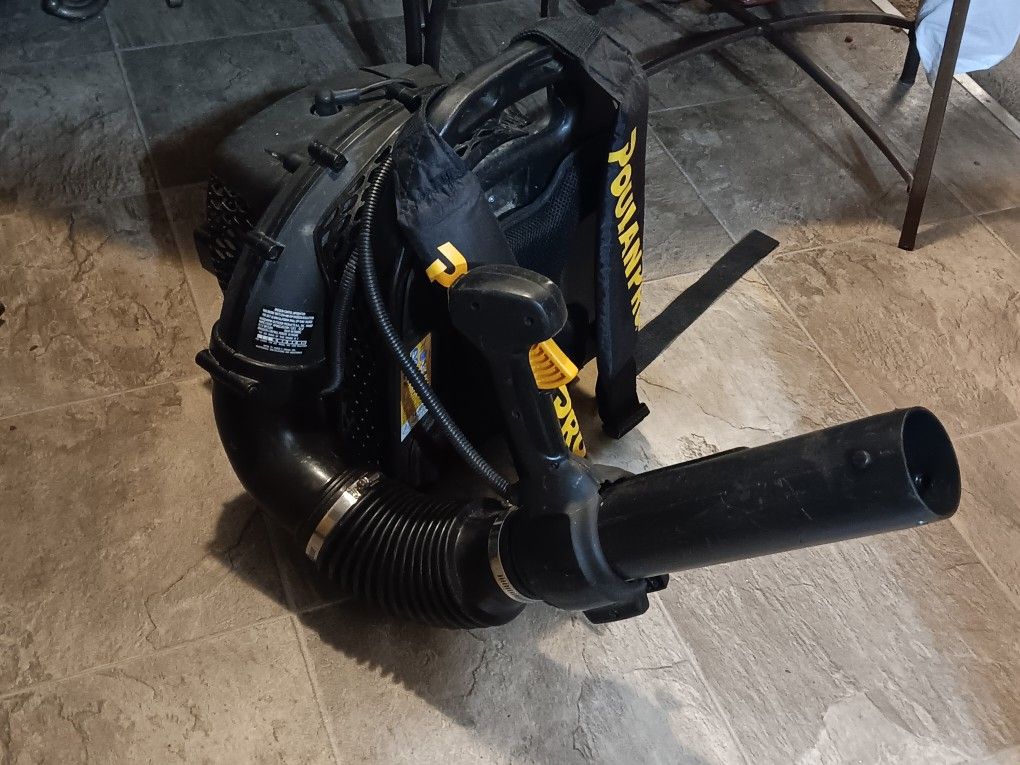 Poulan Pro PR46BT backpack leaf blower.