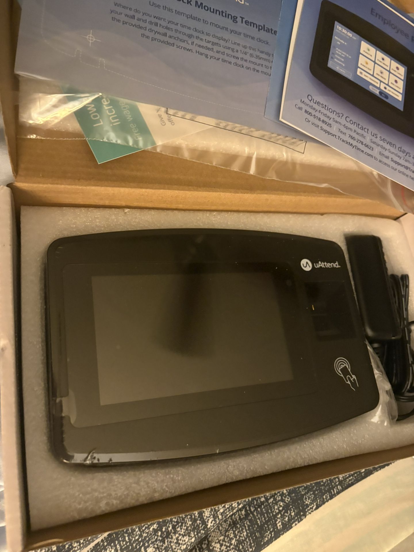 uAttend Touch Tablet Time Clock