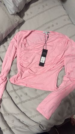Fashion nova pink long sleeve