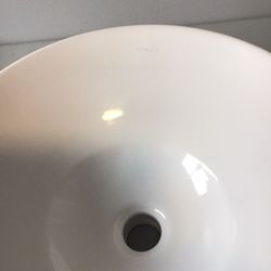 New Kohler K-2200-G-0 Conical Bell Circular  Vitreous China Vessel Bathroom ( I Have 2 )