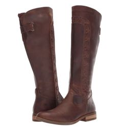 Born Albi tall riding boot Brown Full Grain