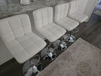 White Bar Stools