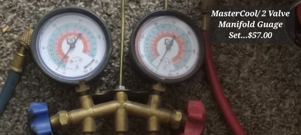 MASTERCOOL/2 VALVE MANIFOLD & GAUGE SET...