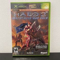 Halo 2 Multiplayer Map Pack Xbox Original Like New CIB w/ Manual Video Game