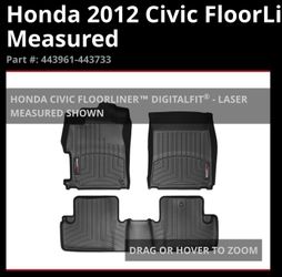 12 civic weather tech mats